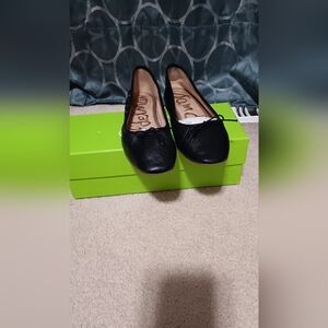 Sam Edelman Meg Black Leather flats